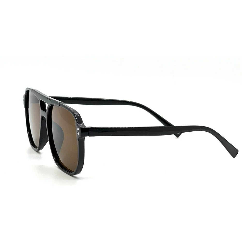 SSunglasses Women Brown Lens Black Frame Fashion UV400 Comfort Lady Female Gafas